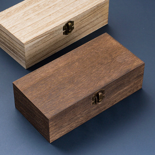 中式复古首饰盒红木盒子，手表印章收纳盒实木质，手串茶叶礼盒