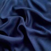 光泽棉缎深蓝色重磅丝滑真丝，感r纯棉，绸缎布料衬衫连衣裙礼欧洲款