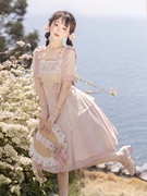原创小桃夭op洛丽塔lolita日常修身显瘦短袖连衣裙，子夏洋装公主裙