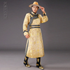 蒙古服装男士蒙古袍，少数民族舞蹈表，演出服蒙古族成人传统长袍