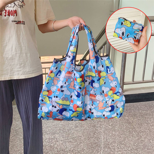 卡通史努比大容量超市购物袋单肩手提袋可折叠便携式收纳袋环保袋
