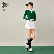LG高尔夫女装秋款GOLF女士服装2023长袖针织衫韩版运动毛线衣