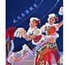 新儿童演出服女童汉族秧歌表演服民族手绢舞元旦新年喜庆舞蹈服圣