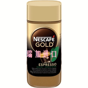 加拿大nescafegold雀巢金牌espresso浓缩脱因速溶咖啡100g