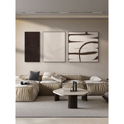高档客厅装饰画抽象黑白灰创意组合沙发背景墙壁画现代极简约意式