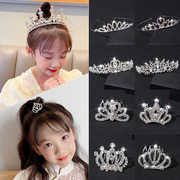 儿童头饰女童六一礼物，王冠发箍生日，头箍公主宝宝演出插梳发卡