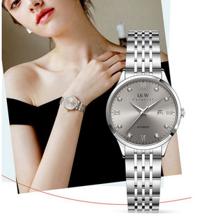 瑞士品牌女士全自动机械手表，女款进口机芯高级感时尚奢华防水女表