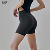 GIGT三分瑜伽短裤女2023高腰提臀健身裤夏天薄款高级感运动裤
