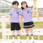 可批速发幼儿园园服套装小学生校服夏装儿童校服直供班服小学