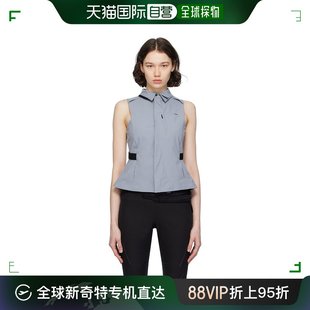 香港直邮潮奢 hyein seo 女士 蓝色拼接衬衫 SS24