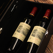 法国进口高档红酒干红葡萄酒双支两瓶礼盒套装送礼佳品福利款