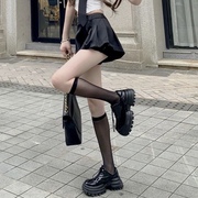 超薄jk白色小腿袜女春夏季透肉黑色中筒袜，子日系lolita甜美白丝袜