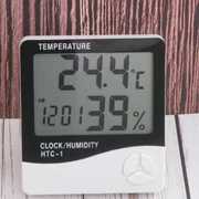 电子温湿度计温湿度表室温计HTC-1数字大屏温湿表温湿计时间