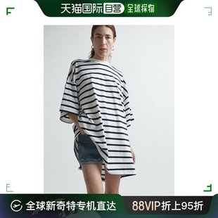 香港直邮潮奢 Raey 女士 recycled-yarn 宽松款短袖T恤