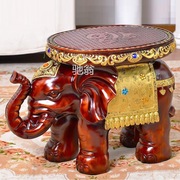 s%泰国香樟木凳子仿木茶凳大象换鞋凳树脂凳子动物树墩穿鞋凳摆