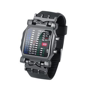外贸电商二进制led电子手表，创意螃蟹学生led手表
