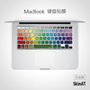 skinat适用于macbookair13m2键盘苹果笔记本，pro1416键盘贴膜macpro键盘膜彩色按键贴