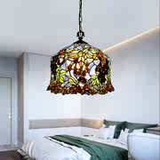 欧式田园复古客厅卧室，餐厅酒吧吊灯，创意手工艺术玻璃吊灯饰