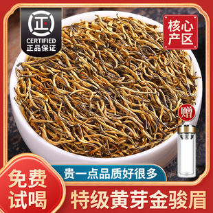 正宗金骏眉红茶2023新茶特级浓香型养胃红茶叶桐木高档礼盒装500g