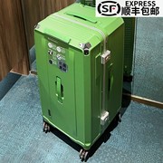 大容量行李箱ins时尚铝框万向轮旅行箱登机箱30寸PC皮箱男女