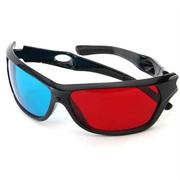3d眼镜家用投影仪红蓝，眼镜镜片立体投影机专用看3d的眼镜电影院