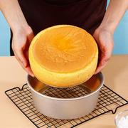 阳极铝蛋糕模 戚风蛋糕模具 烘焙工具 4寸6寸8寸10寸圆形活底磨具