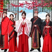 古装汉服男女成人唐服仙女，公主情侣演出服襦裙广袖传统古典中国风