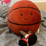 高档生日礼物男生款创意篮球足球抱枕送给兄弟弟实用的玩偶公仔跨