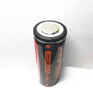 火明珠26650专用高容量可充电锂电池6800mAh强光手电筒电芯粗电池