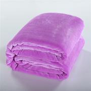 法莱绒毛毯床单法兰绒休闲毯空调毯毛巾被纯色珊瑚绒毯子