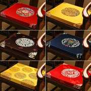 中式椅子红木沙发垫坐垫加厚实木，圈椅茶椅垫乳胶，座垫凳子垫子冬季