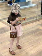 女童卡通t恤粉色半裙两件套夏装韩版儿童宝宝裙子，潮可爱版型赞!