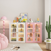 儿童书柜置物架多层客厅学生书架书本阅读架家用玩具收纳架矮书柜