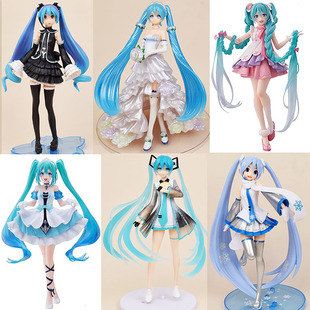 初音furyuvocaloid手办爱心水手服，压泡面景品摆件模型