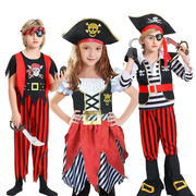 跨境cosplay万圣节儿童，海盗服装加勒比海盗，角色扮演装扮套装