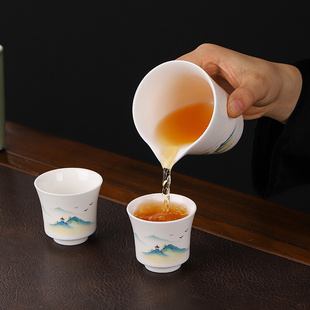景德镇陶瓷茶具套装2023家用泡，茶杯功夫茶具，用品办公室茶