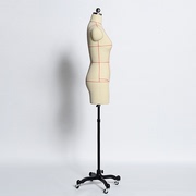 添工人台立体裁剪女半身带腿国标84服装设计插针打板制衣裁缝人台