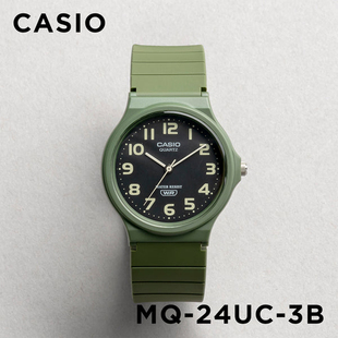 卡西欧casiomq-24uc-3b学生，考试防水静间小黑表儿童手表