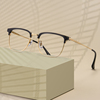 超轻纯钛全框近视眼镜男网上可配度数散光眼睛框架商务男士近视镜