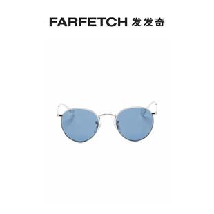 Ray Ban雷朋童装雕刻logo圆框太阳眼镜FARFETCH发发奇