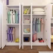 衣柜现代简约经济型实木质儿童简易板式卧室收纳出租房用衣橱
