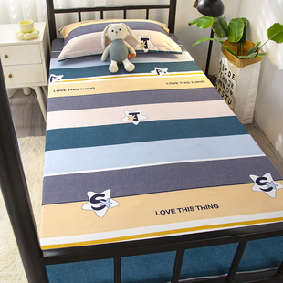 宿舍床单单件学生纯棉单人床被单，0.9米寝室上下铺，1.2m1.5全棉垫单