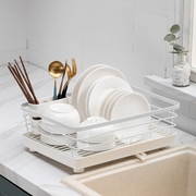 厨房家用碗碟收纳架晾放碗盘沥水碗架台面，碗筷置物架洗碗池滤水篮