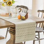 美式复古桌旗定制轻奢华欧式现代简约北欧餐桌装饰布茶几盖布床旗