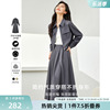 梵希蔓灰色今年流行漂亮套装，裙女2024年春季气质高级感上衣