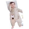 睡袋婴儿秋冬款1-2-3岁0男宝宝加厚分腿防踢被神器儿童纯棉睡衣
