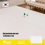 PARKLON韩国地垫儿童爬行垫婴儿无毒无味PE宝宝爬爬垫加厚客厅PVC