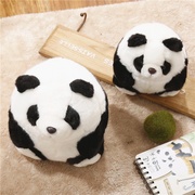 高档熊猫圆球公仔足球熊猫毛绒玩具熊猫抱枕熊猫六一儿童节礼物纪