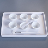 陶瓷白小碗(白小碗，)精油调配水疗碗