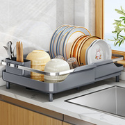 帅仕碗架沥水架厨房置物架，家用放碗筷碗盘沥水，篮多功能碗碟收纳架